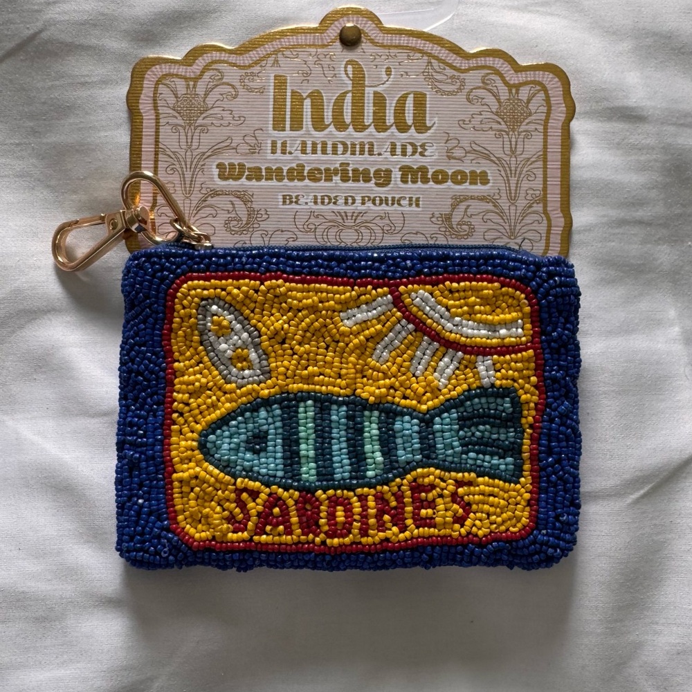 Viral Beaded Sardine Bag Coin Purse